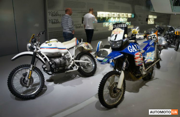 Спортивный мотоциклы в музее БМВ