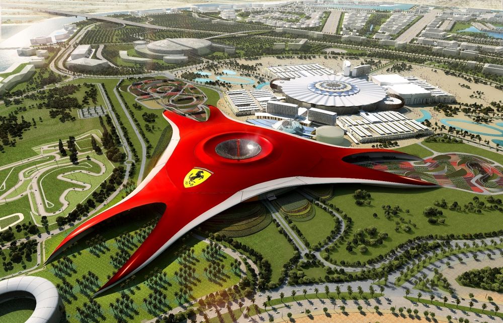 Парк развлечений Ferrari в Абу-Даби 