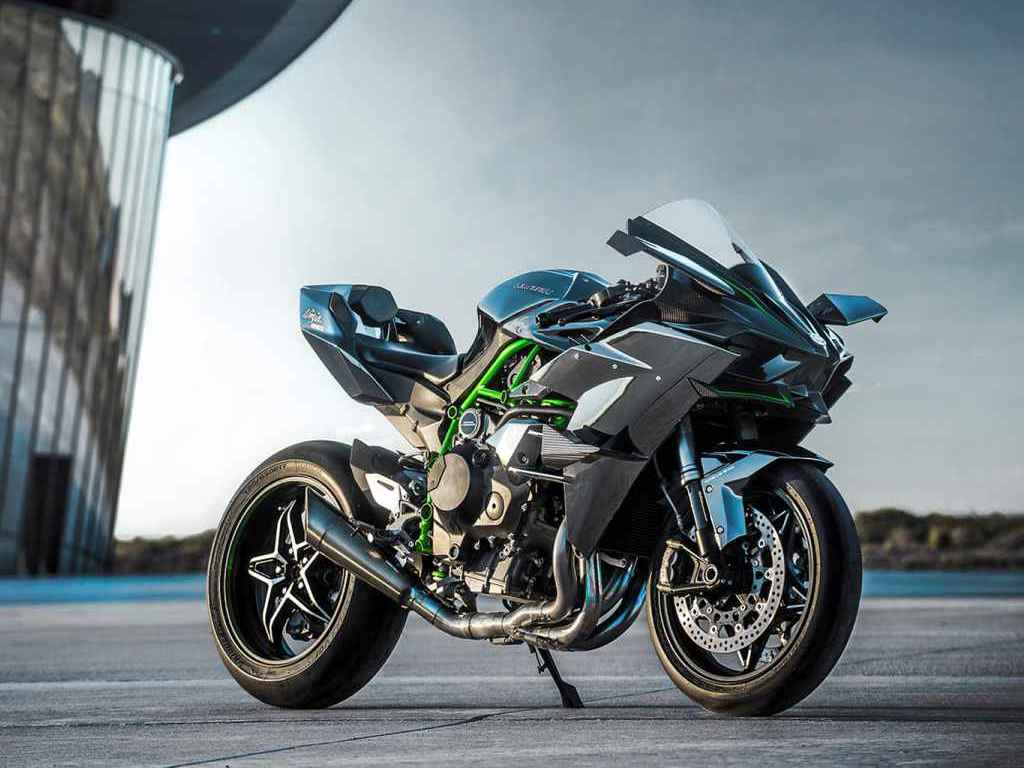 Kawasaki Ninja H2R гоночный мотоцикл 